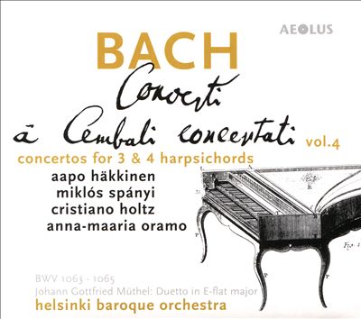 Bach: Concerti à Cembali Concertati, Vol. 4
