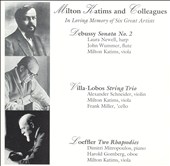 Milton Katims and Colleagues: In Loving Memory of Six Great Artists