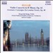 Elgar: Violin Concerto in B Minor; Overture: Cockaigne (In London Town)