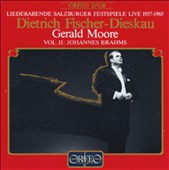 Liederabende Salzburger Festspiele Live 1957-1965, Vol. 2: Johannes Brahms