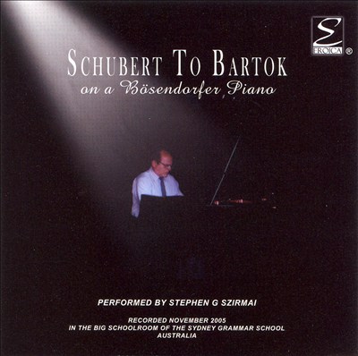 Schubert to Bartok on a Bösendorfer Piano