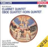 Mozart: Clarinet Quintet; Oboe Quartet; Horn Quintet