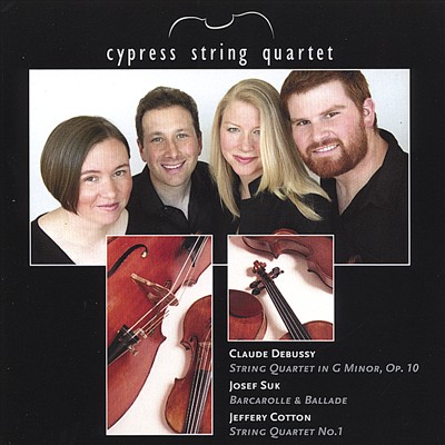 Debussy: String Quartet in G minor, Op. 10; Suk: Barcarolle; Ballade; Cotton: String Quartet No. 7