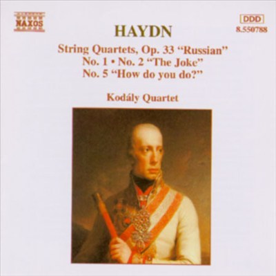 String Quartet No. 30 in E flat major ("Joke"), Op. 33/2, H. 3/38