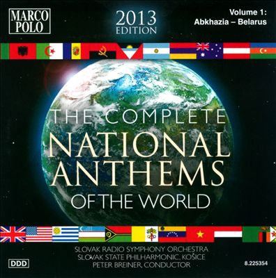 Complete National Anthems of the World (2013 Edition), Vol. 1