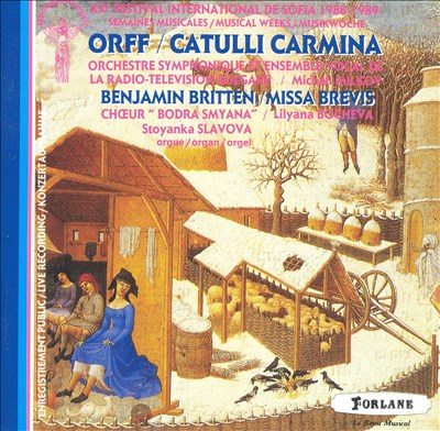 Orff: Catulli Carmina; Britten: Missa Brevis
