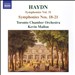 Haydn: Symphonies Nos. 18-21