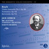 The Romantic Violin Concerto, Vol. 19: Bruch