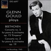 Glenn Gould plays Beethoven: Concerto No. 5, Concerto No. 2