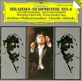 Brahms: Symphonie No. 2; Alt-Rhapsodie