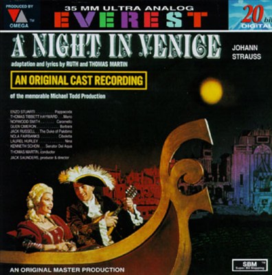 Eine Nacht in Venedig (A Night in Venice), operetta (RV 510)