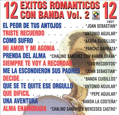 12 Exitos Romanticos con Banda, Vol. 2