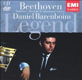 Beethoven: "Pathétique", "Moonlight" and "Appassionata" Sonatas [Includes DVD: Rare Performance of Barenboim on Film]