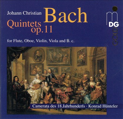 Quintet for flute (or violin), oboe (or violin), violin, viola & cello in F major, Op. 11/3, CW B72 (T. 303/6)