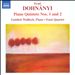 Ernõ Dohnanyi: Piano Quintets