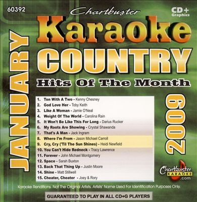 Karaoke: January Country Hits of the Month