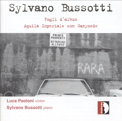 Sylvano Bussotti: Fogli d'album: Aquila Imperiale con Ganymede
