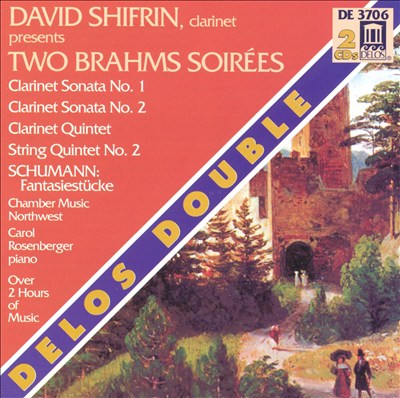 Sonata for clarinet (or viola) & piano No. 2 in E flat major, Op. 120/2