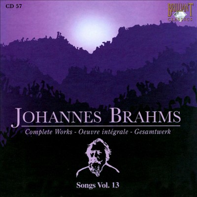 Brahms: Songs Vol. 13
