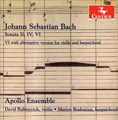 Sonata for violin & keyboard No. 2 in A major, BWV 1015