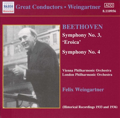 Beethoven: Symphonies Nos. 3 "Eroica" & 4