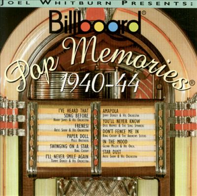 Billboard Pop Memories: 1940-1944