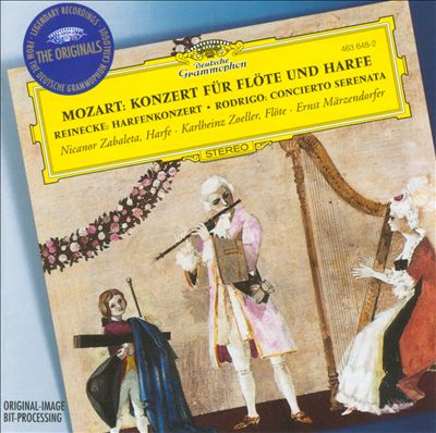 Mozart: Flute & Harp Concerto; Weinecke: Harp Concerto; Rodrigo: Concierto Serenata