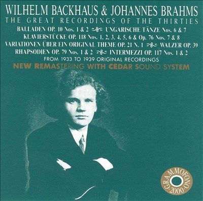 Brahms: Hungarian Dances WoO1; Pieces Op118