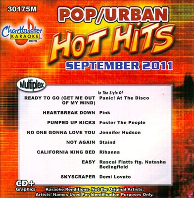 Chartbuster Karaoke: Pop/Urban - September 2011