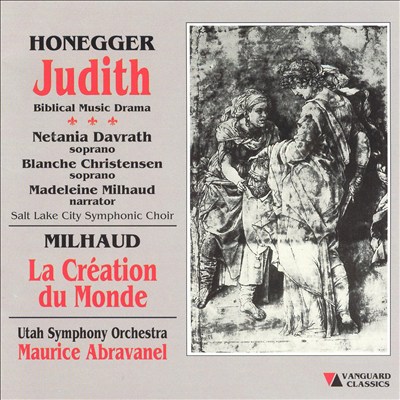 Judith, cantata ("drame biblique") for narrator, 2 solo voices, chorus & orchestra, H. 57a