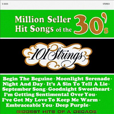 Million Seller Hit Songs of the 30's