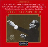 Bach: Orchestersuite nr. 3; Brahms: Symphonie Nr. 4