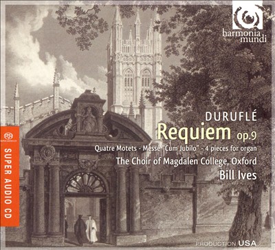 Requiem, for orchestra, organ & chorus; for organ & chorus; for small ensemble, organ & chorus, Op. 9 (3 versions)