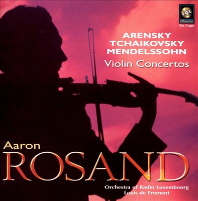 Arensky, Tchaikovsky, Mendelssohn: Violin Concertos