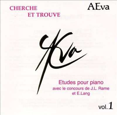 Æva: Etudes pour piano, Vol. 1 - Cherche et trouve
