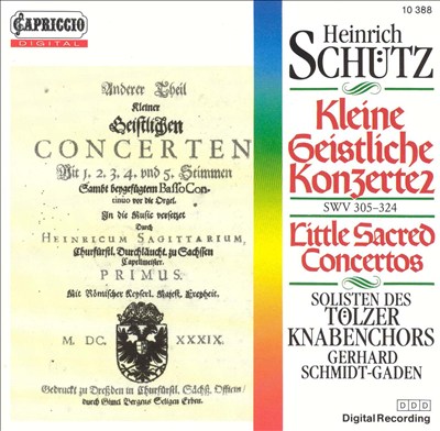 Ich bin die Auferstehung, for 2 tenors or sopranos, bass & continuo, SWV 324 (Op. 9/19)
