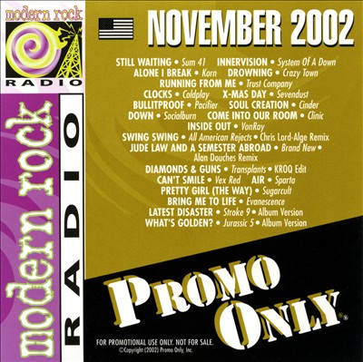 Promo Only: Modern Rock Radio (November 2002)