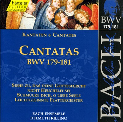 Bach: Cantatas, BWV 179-181