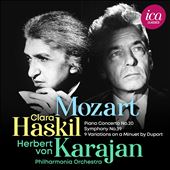 Mozart: Piano Concerto No. 20 ; Symphony No. 39; 9 Variations on a Minuet by Duport