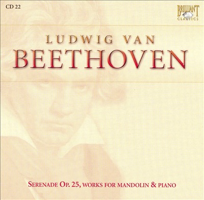Beethoven: Serenade Op. 25, Works for mandolin & piano