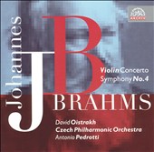 Brahms: Violin Concerto; Symphony No. 4