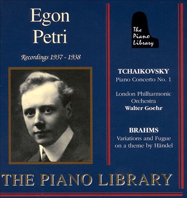 Egon Petri Recordings 1937-38
