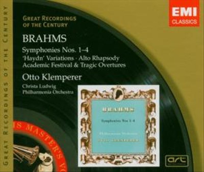 Brahms: Symphonies Nos. 1-4; Haydn Variations; Alto Rhapsody; etc.