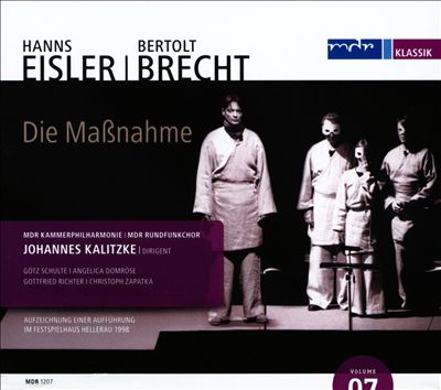 Die Massnahme, for tenor voice, 3 speakers, male chorus, chorus & orchestra, Op. 20