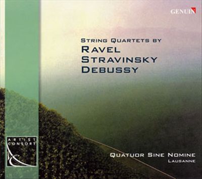 String Quartets by Ravel, Stravinsky, Debussy