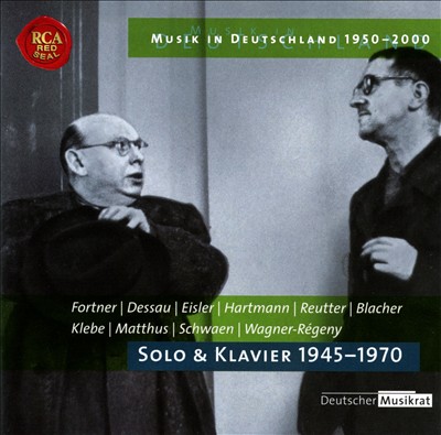 Musik in Deutschland 1950-2000, Vol. 29: Solo und Klavier 1945-1970