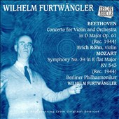 Wilhelm Furtwängler Beethoven and Mozart
