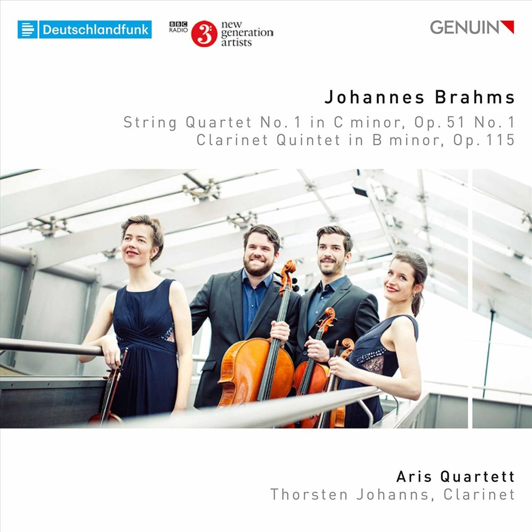 Johannes Brahms: String Quartet No. 1; Clarinet Quintet