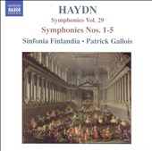 Haydn: Symphonies, Vol. 29 - Symphonies Nos. 1-5