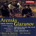 Arensky: Violin Concerto/Glazunov: Concerto Ballata/Piano Concerto